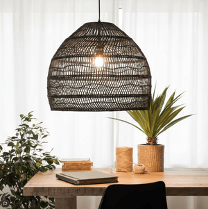 Rattanleuchter