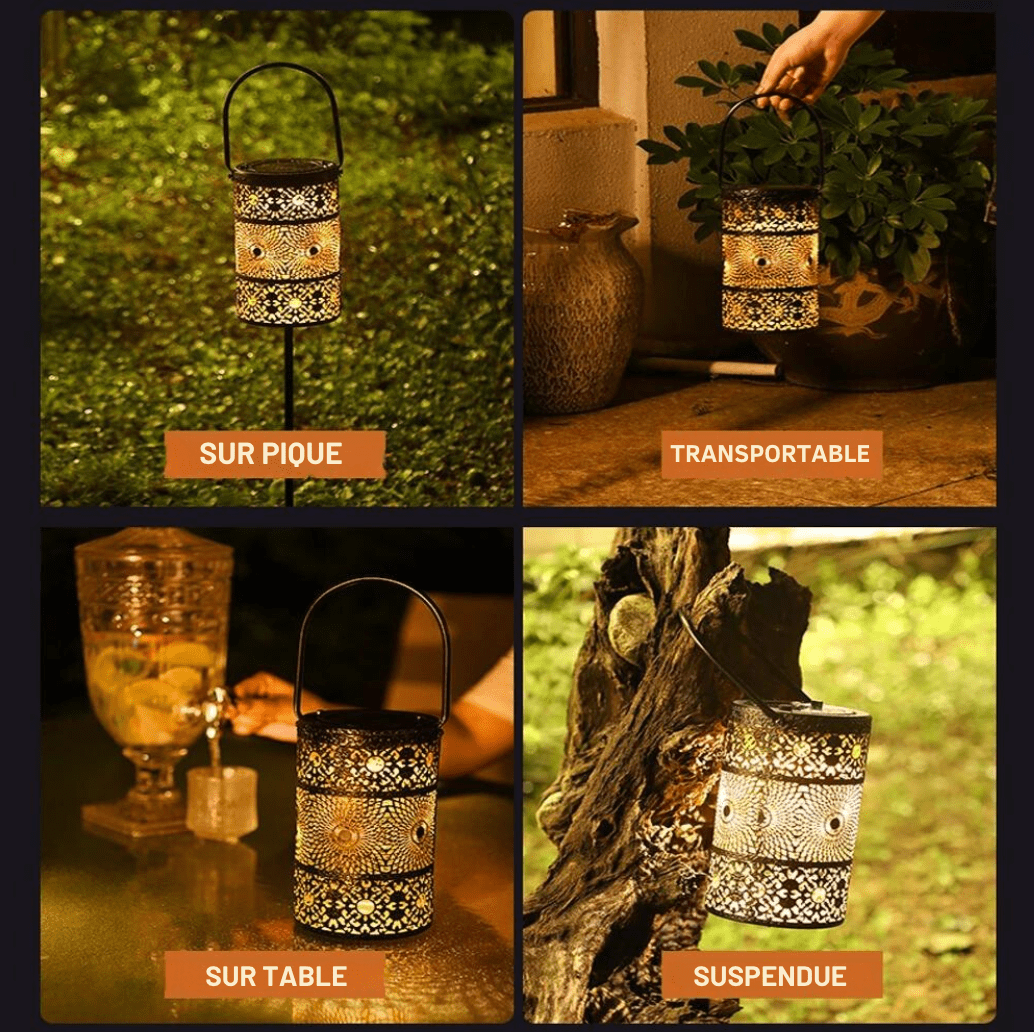 A Lampe de jardin exterieur