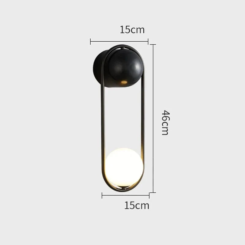 Black-01 / Warm White (2700-3500K) Applique murale LED minimalisme chic