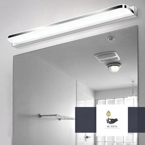 ARGENT / LUMIÈRE CHAUDE (2700-3500K) / 40 CM Applique pour miroir salle de bain