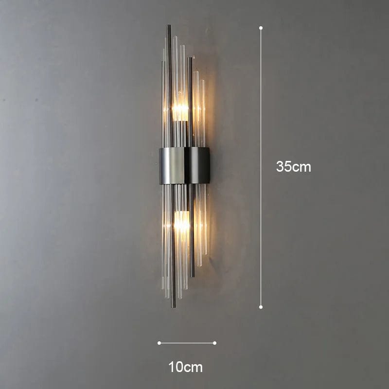 ARGENTÉ / BLANC CHAUD  (2700-3500K) Applique murale luxe