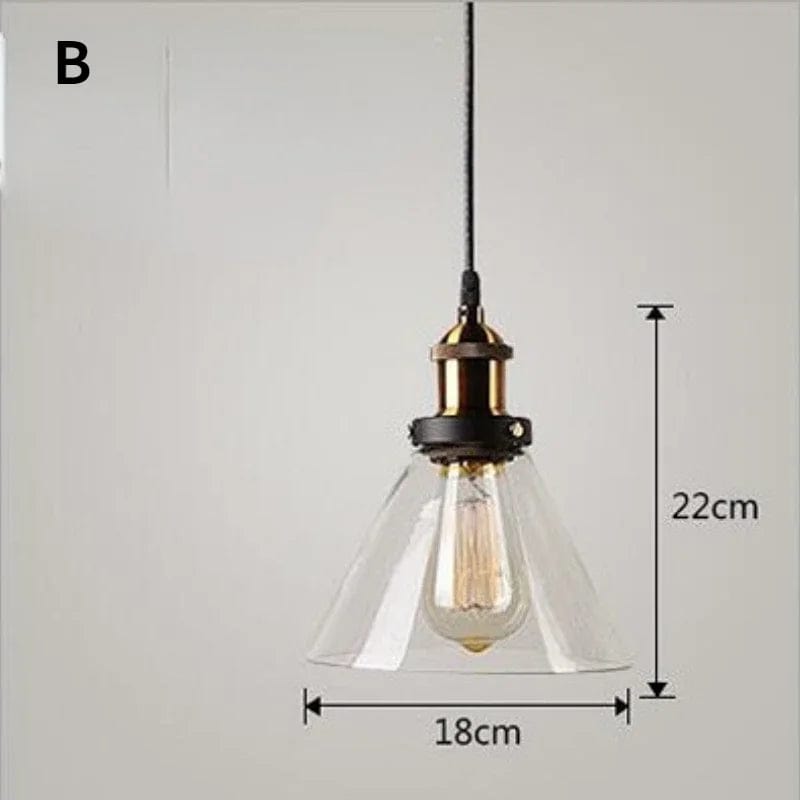 D small Transparency suspension laiton et verre