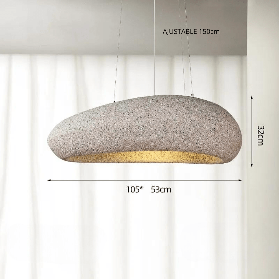 GRANITE ROUGE Suspension grand diamètre