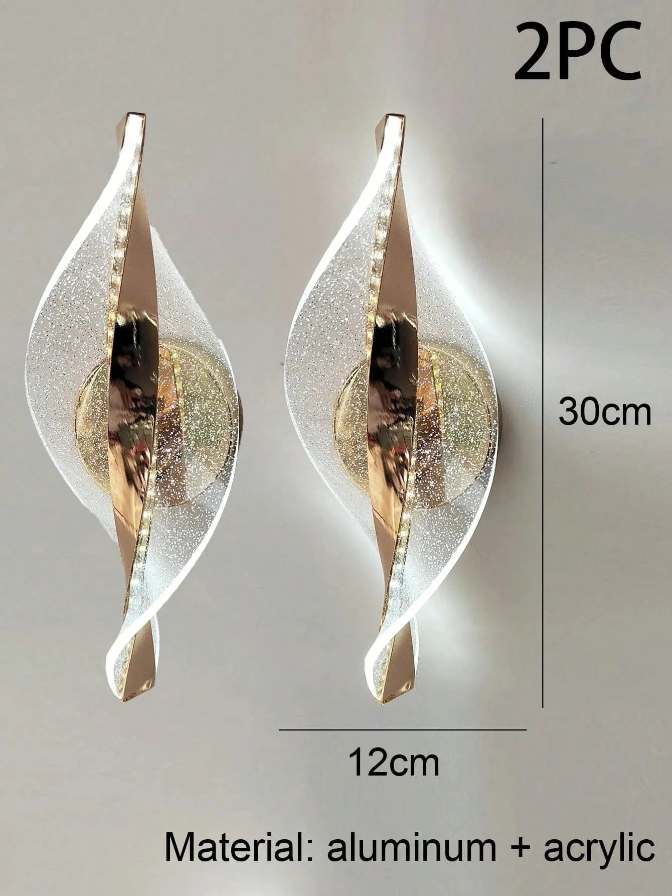 DORÉ A X 2 PIÈCES Lampe applique murale design