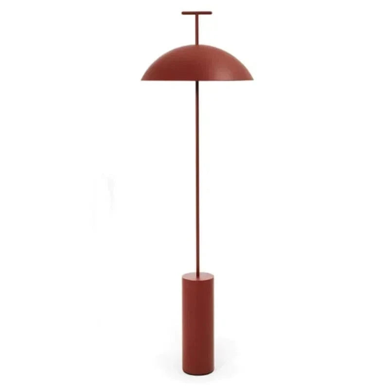 Red / UK Plug / White light Lampe de sol champignon design italien
