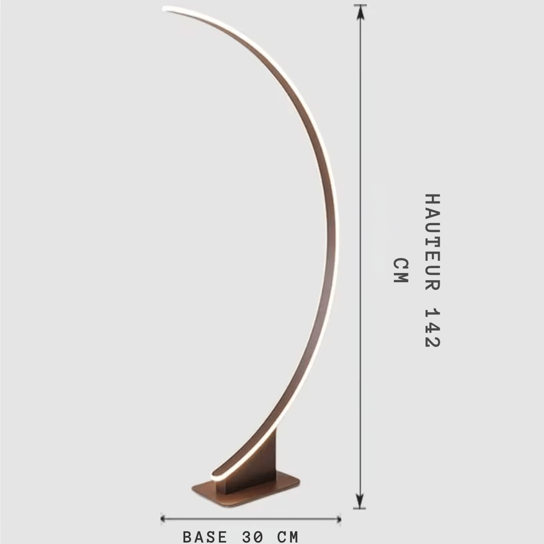 Lampe salon arc