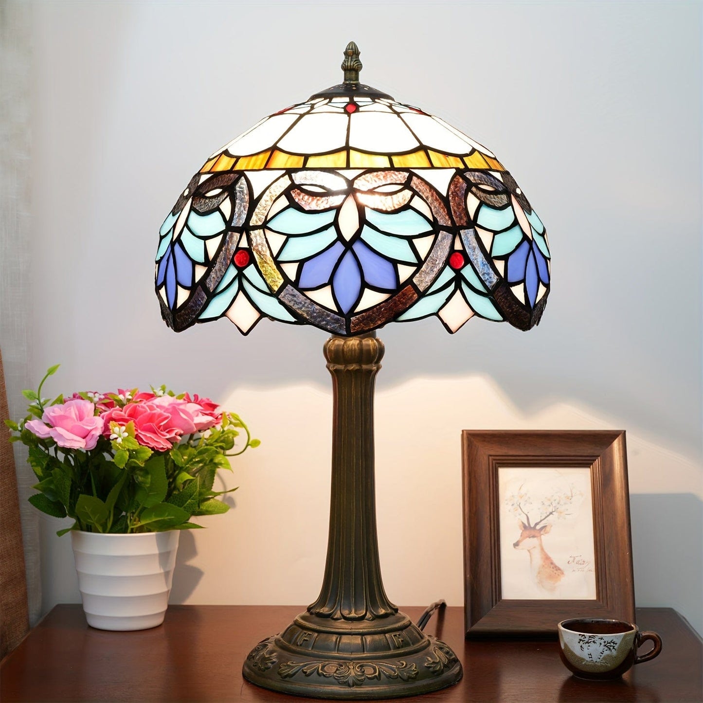 lampe tiffany art deco