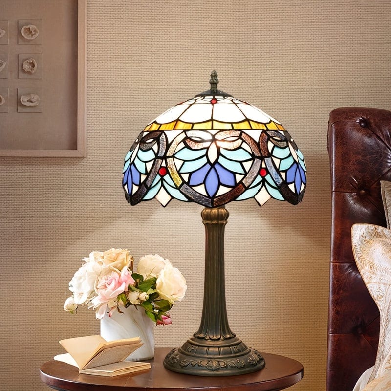Lampe vitrail tiffany