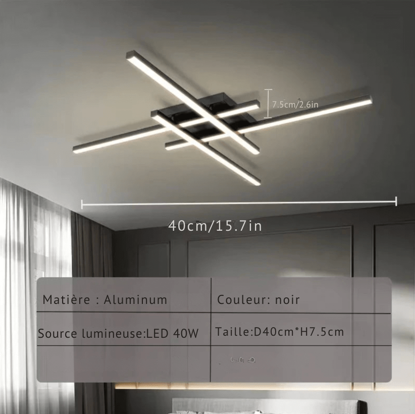 BLANC 40 CM / LUMIÈRE FROIDE Luminaire plafonnier led