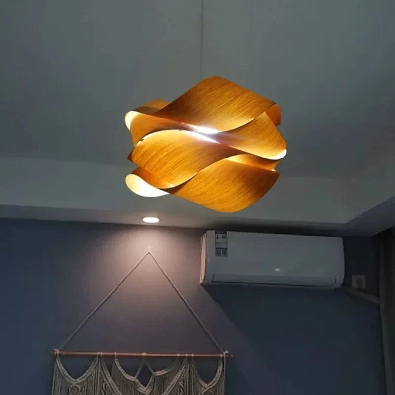 Lustre bois créateur designer