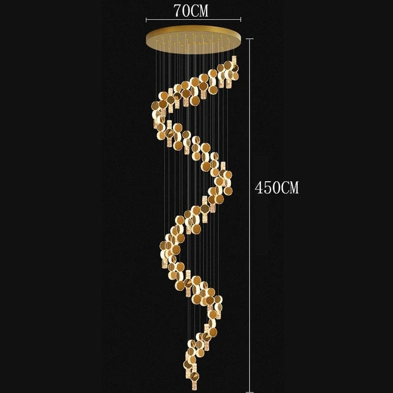 46 heads / Cold White Lustre plafond haut | Jupiter