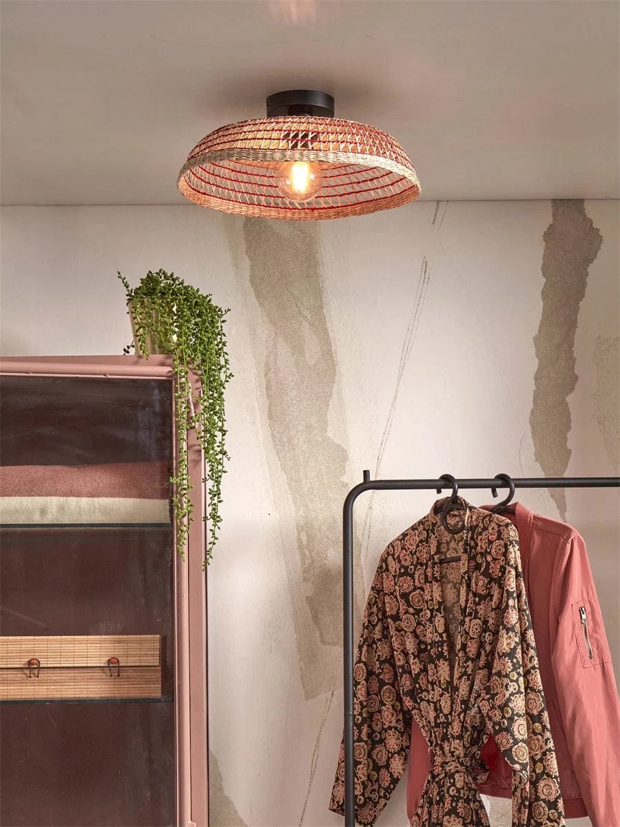 Plafonnier "Pantanal, Nat/Red" de Good & Mojo