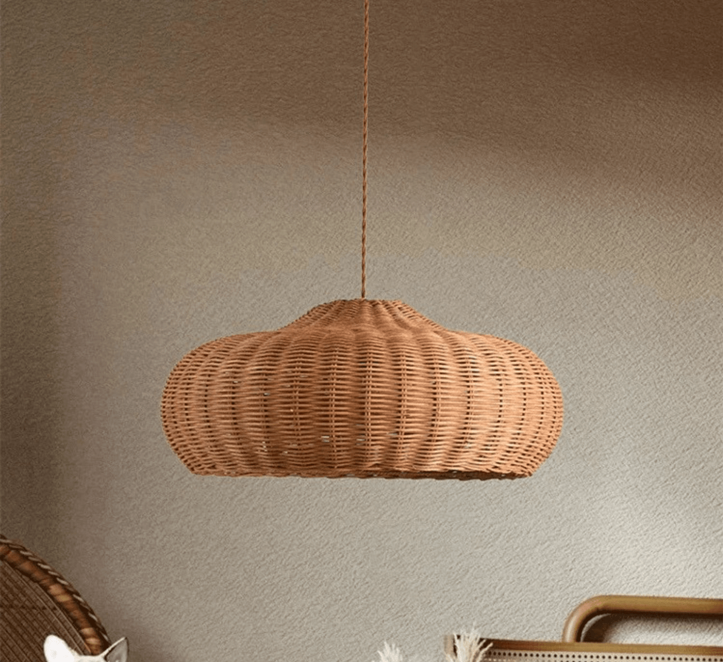 Suspension bali rotin