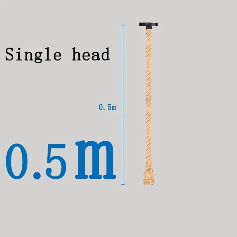 Single Head-0.5m Suspension corde nœud de Marin