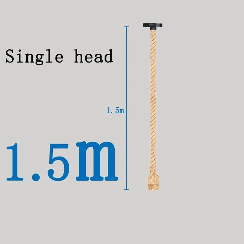 Single Head-1.5m Suspension corde nœud de Marin