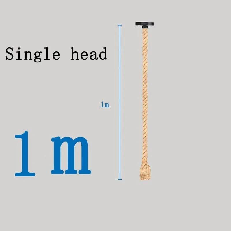 Single Head-1m Suspension corde nœud de Marin