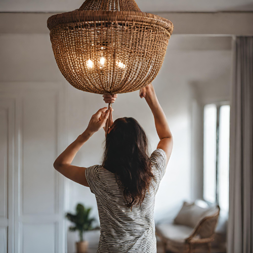 GUIDE FACILE POUR INSTALLER UN LUSTRE À SUSPENSION EN QUELQUES ÉTAPES Image