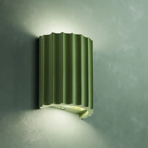 Applique murale verte