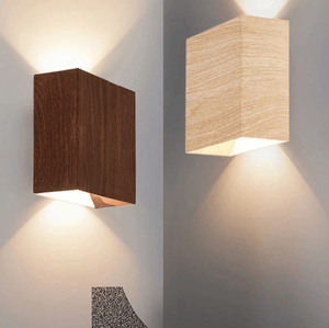 Appliques murales en bois