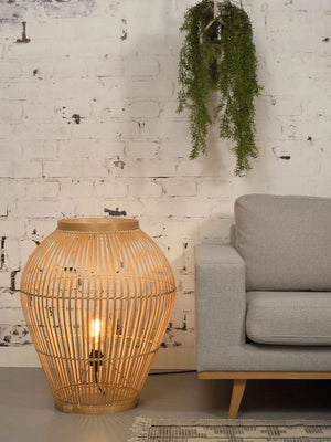 Lampe à poser bambou