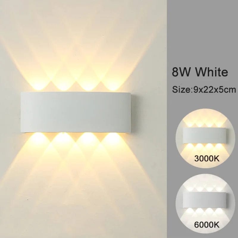 8W 1 / Warm White (2700-3500K) / NO waterproof APPLIQUE EXTERIEUR 14