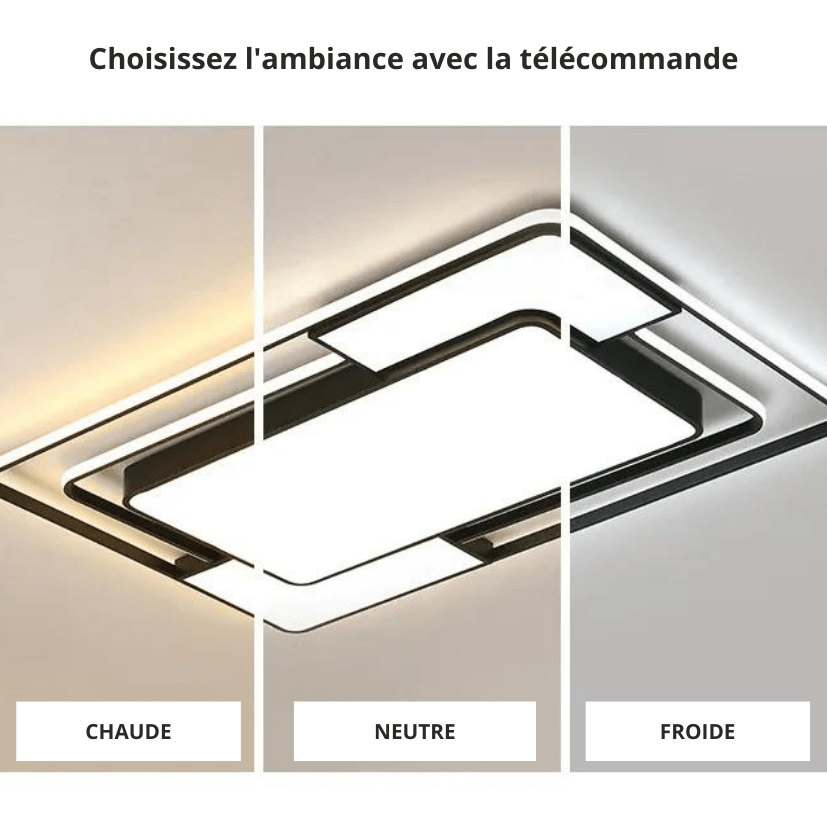 Aiskdan Plafonnier LED Dimmable avec Télécommande, 60W 6750lm lustre Aiskdan Plafonnier LED Dimmable avec Télécommande, 60W 6750lm lustre