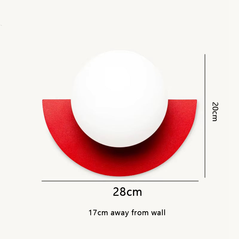 Applique murale colorée design minimaliste