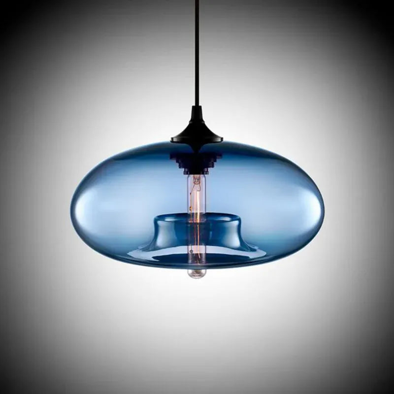 Suspension en verre soufflé