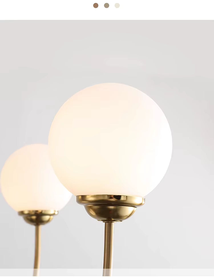 Lustre boule 5 têtes