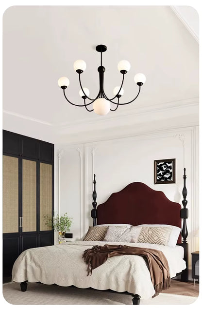 Lustre boule 5 têtes