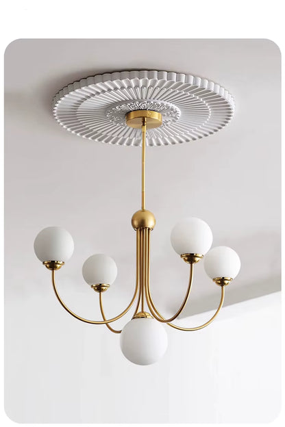 Lustre boule 5 têtes