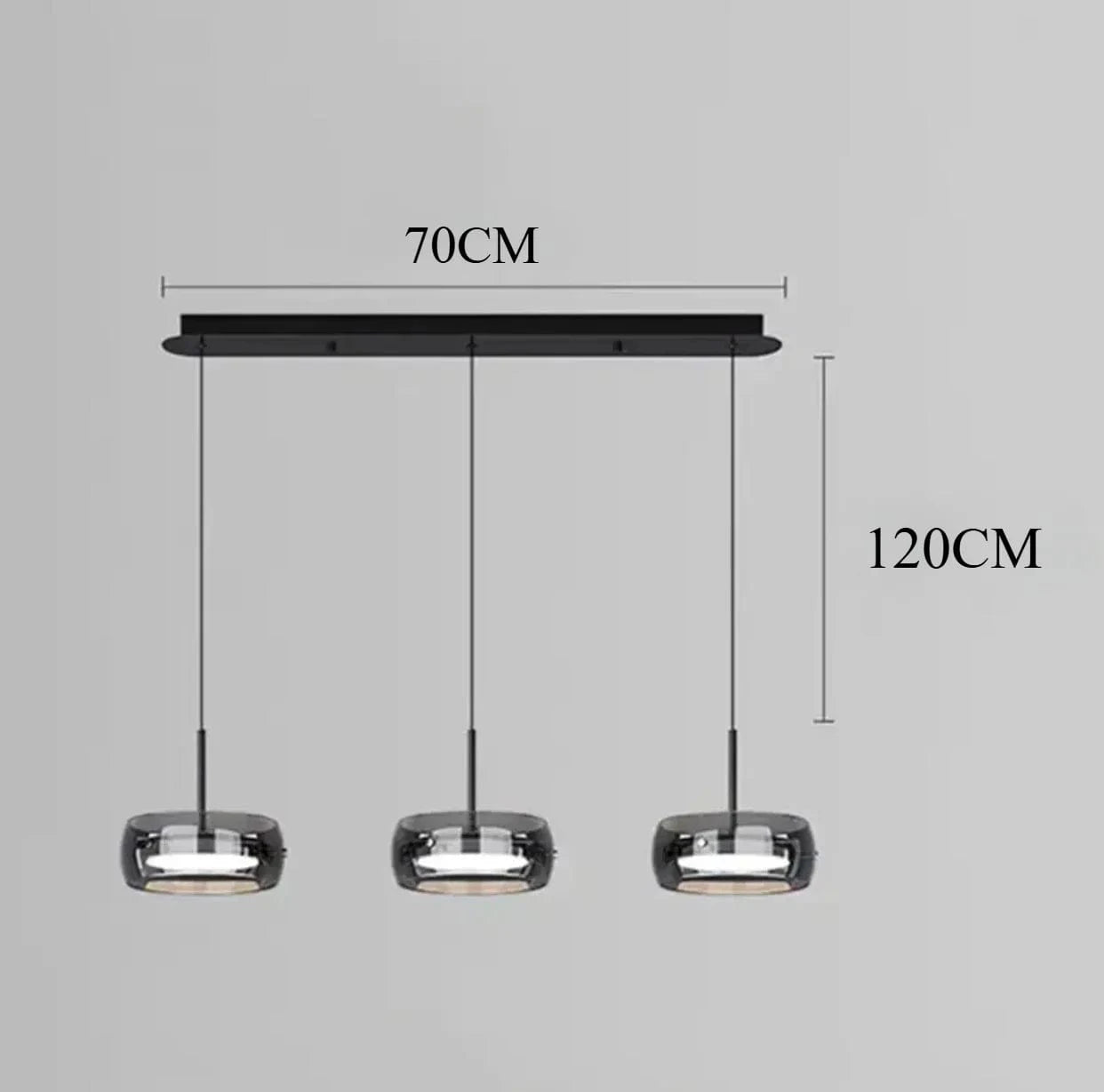 Suspension multiple verre
