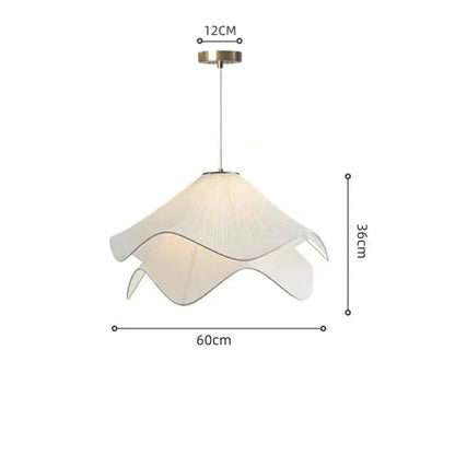 Suspension fleur blanche
