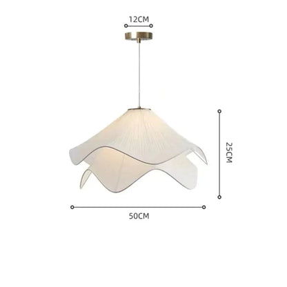Suspension fleur blanche