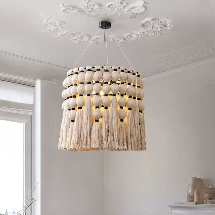 Suspension bohème en laine