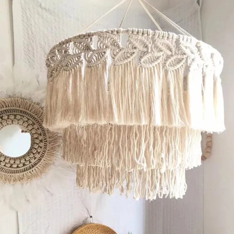 Abat jour macrame