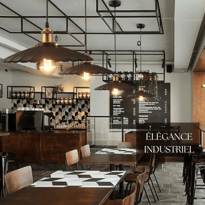 Abat jour style industriel