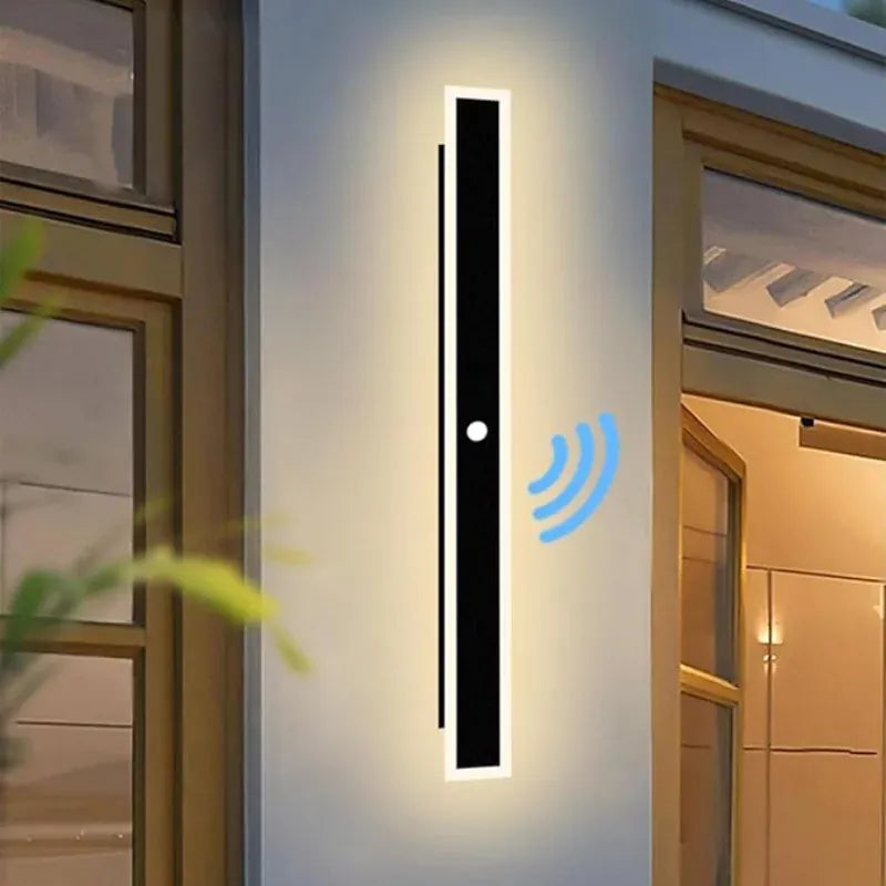 C style warm white / Sensor 150CM Applique extérieure LED IP65 capteur mouvement