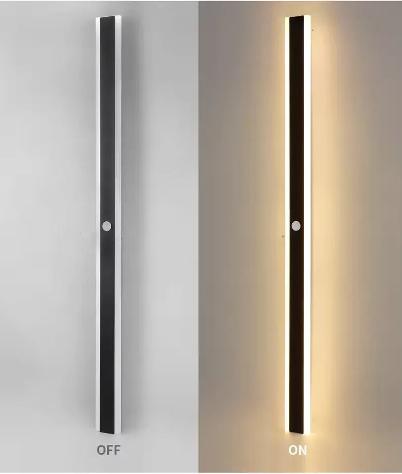 E style warm white / Sensor 150CM Applique extérieure LED IP65 capteur mouvement