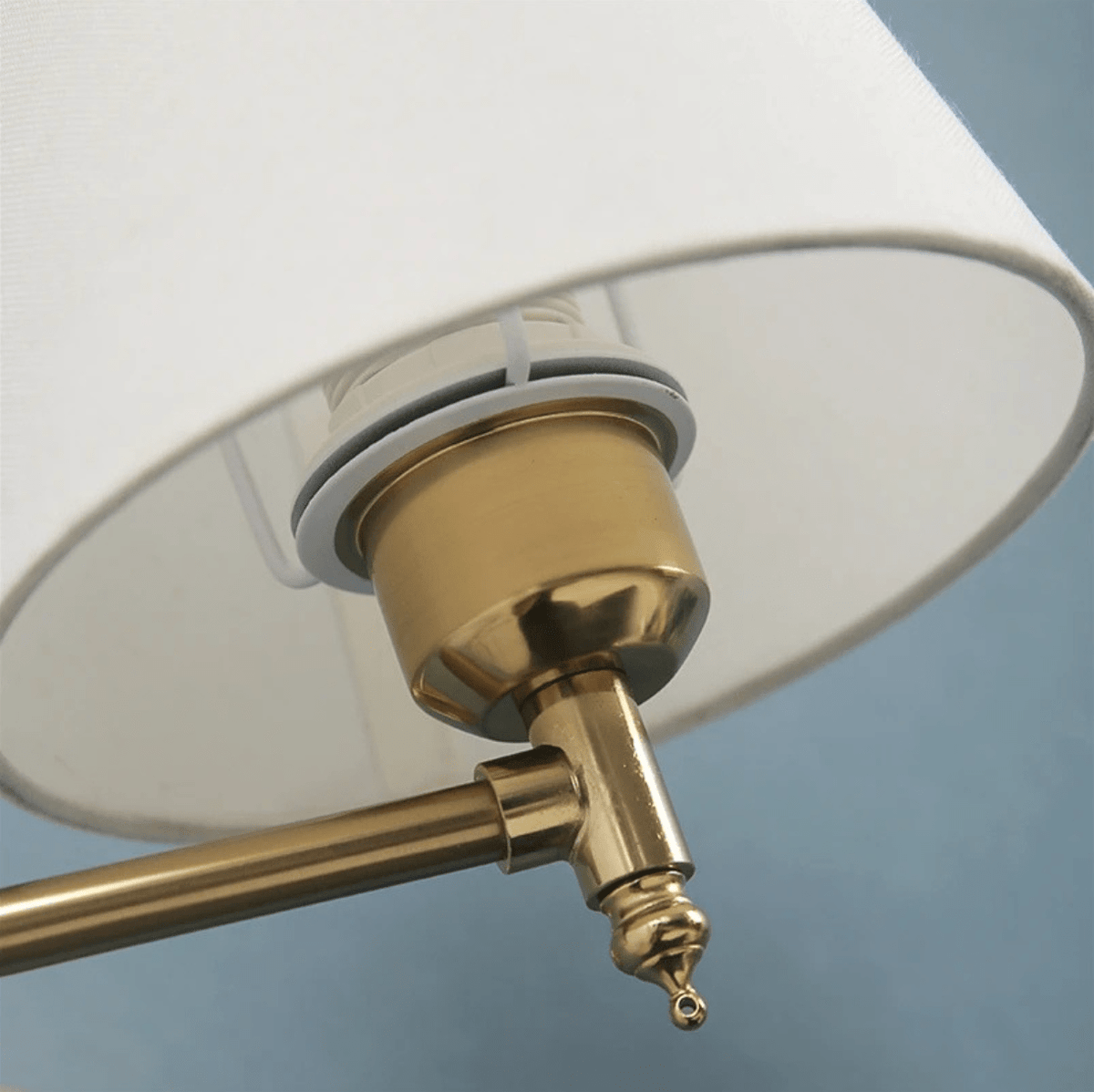 Applique murale abat-jour blanc