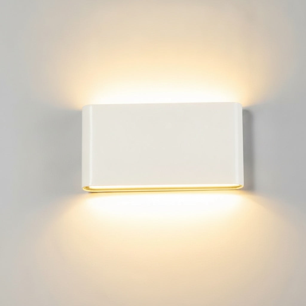 Applique murale aluminium brossé 12W BLANC / LUMIÈRE FROIDE