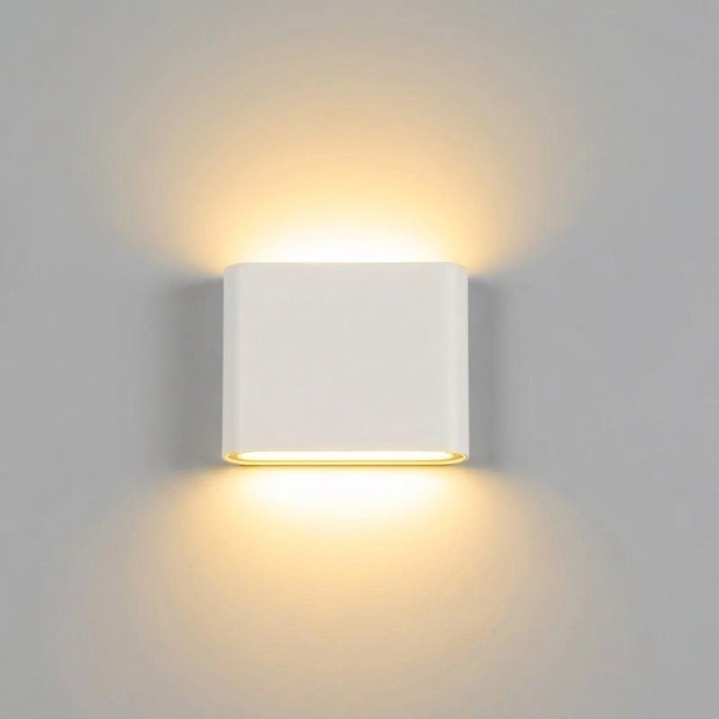 Applique murale aluminium brossé 6W BLANC / LUMIÈRE CHAUDE
