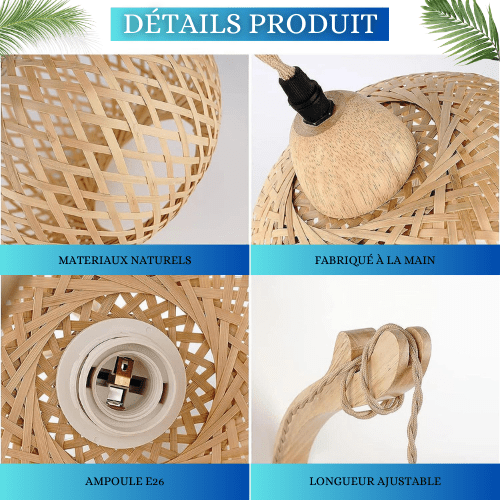 Applique Murale Bambou