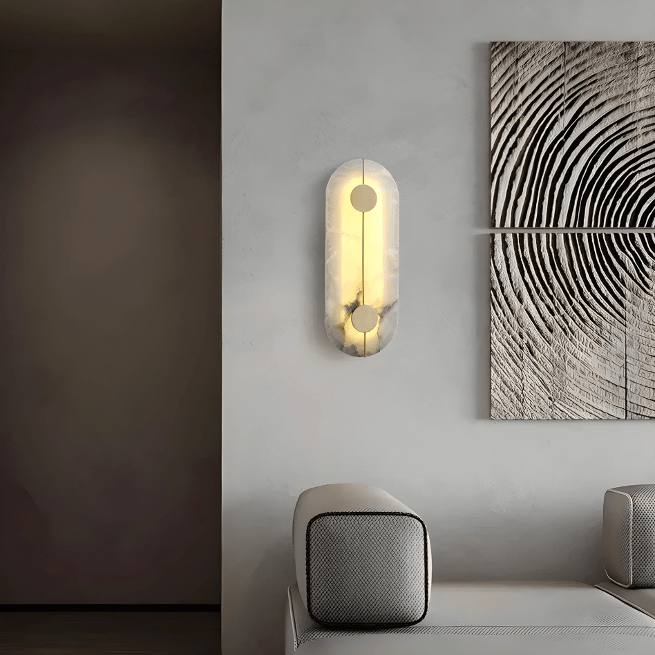 Applique murale blanche design