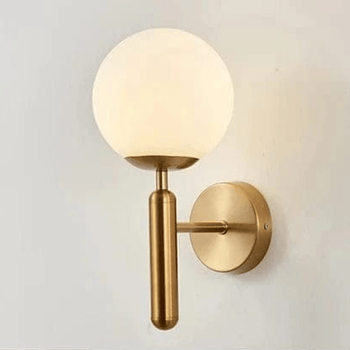 OR / LAITEUX / VERRE OPAQUE Applique murale Boule ｜Glass ball