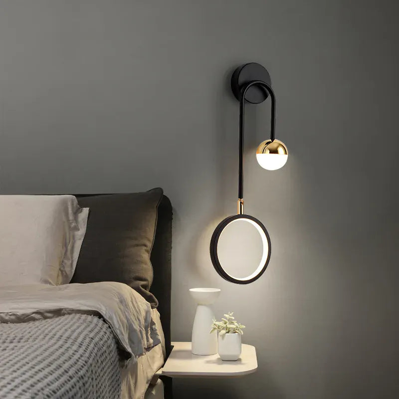 Applique murale boule led design moderne