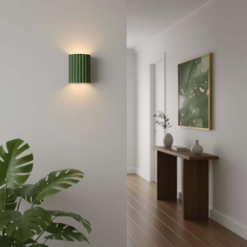 Applique murale cannelée