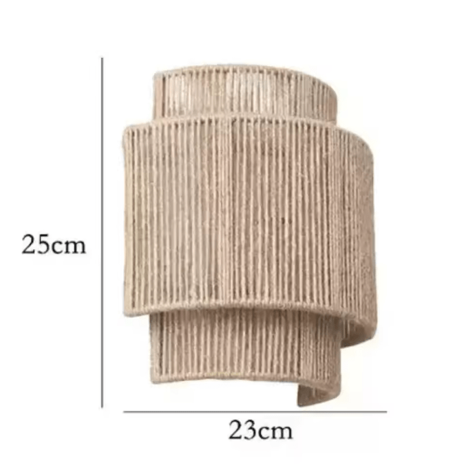 Applique murale chanvre