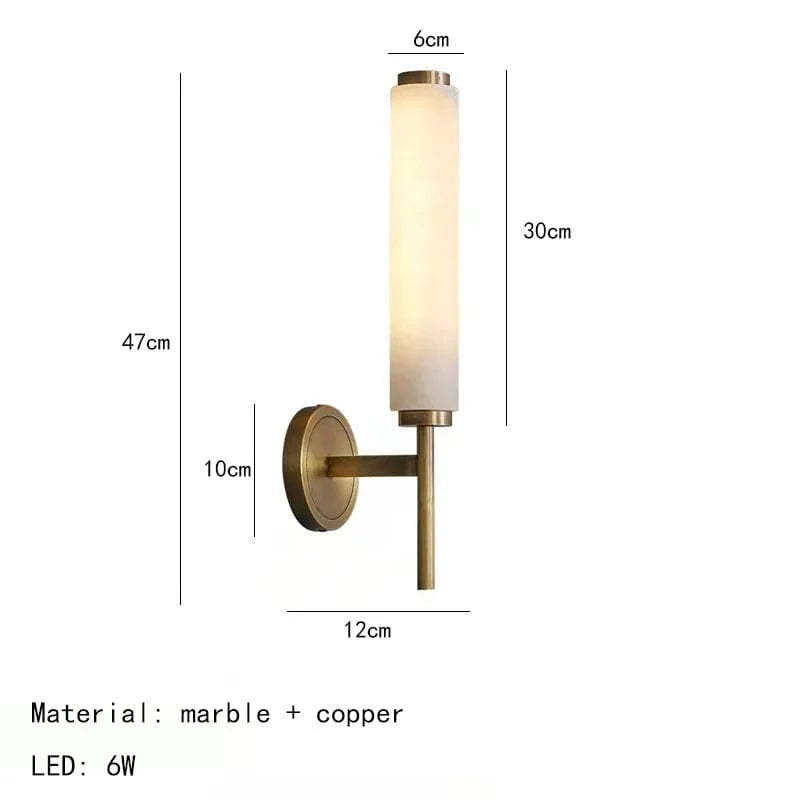 1 PIÈCE OR / LUMIRE FROIDE 5000K Applique murale classique chic