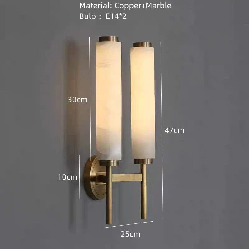 2 PIÈCES OR / LUMIRE FROIDE 5000K Applique murale classique chic
